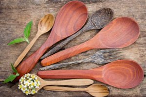 Wooden Spoons of Various Sizes